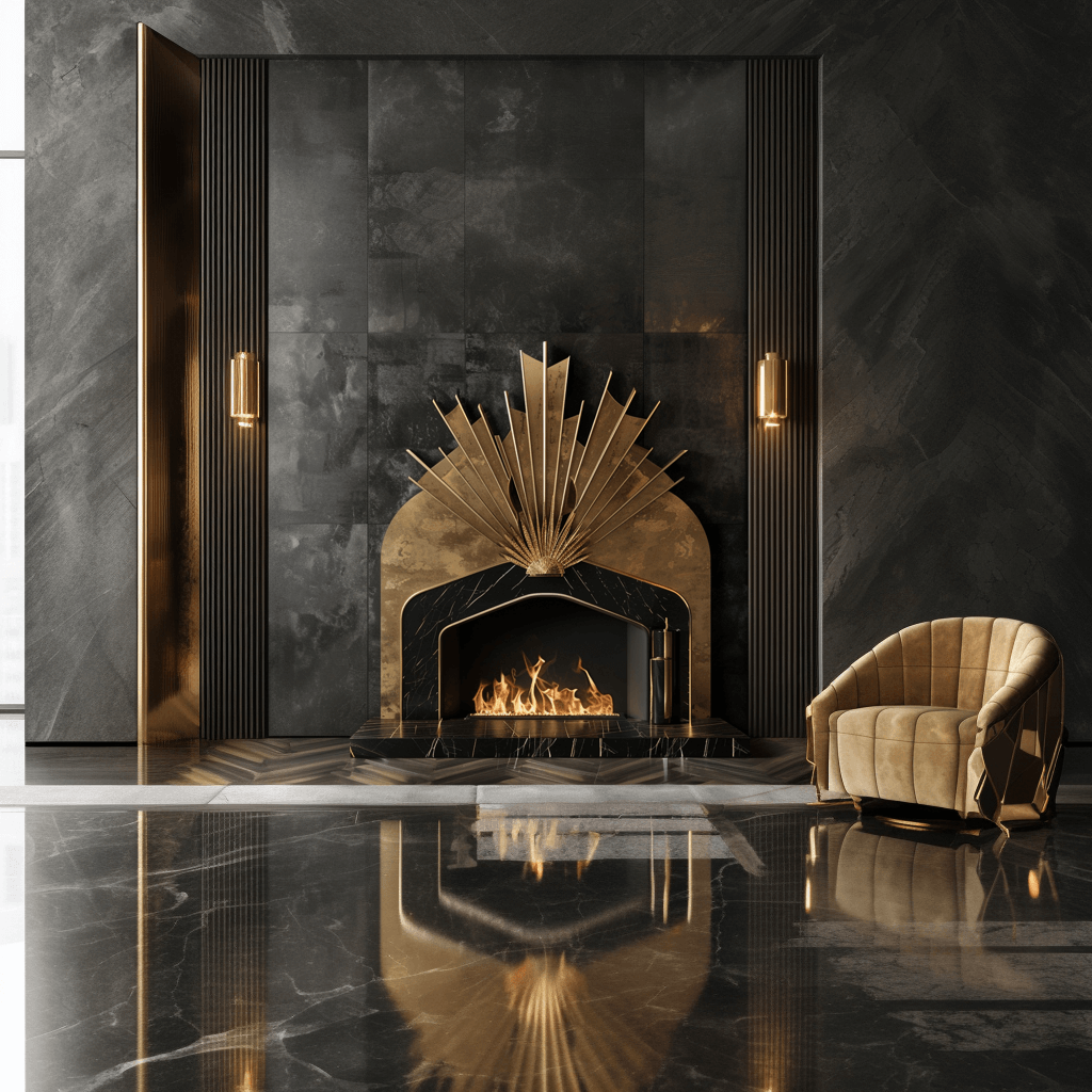 French style DELUXE FIREPLACES - Exceptional Fireplace